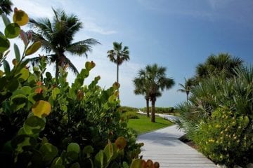 Boardwalk to beach